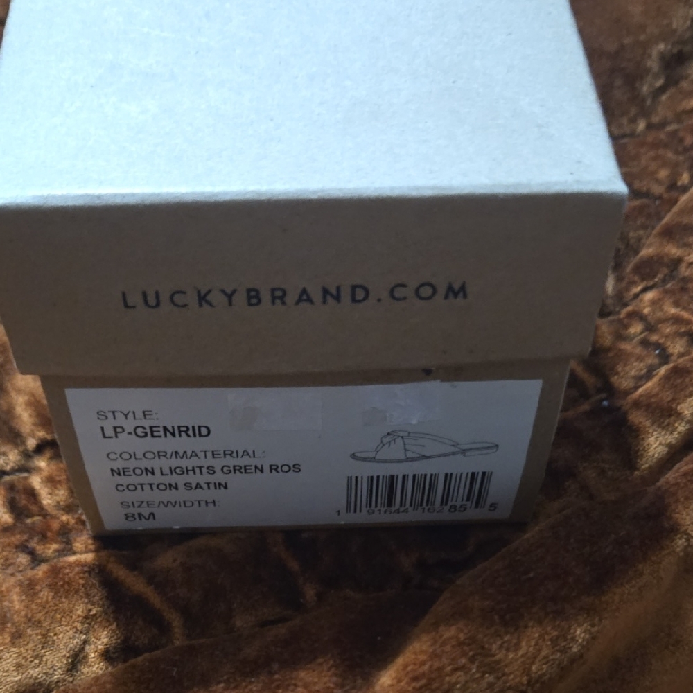 Lucky Brand Neon Green Sandals